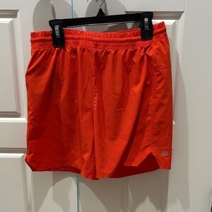 All in Motion Men's Bright Orange Athletic Shorts